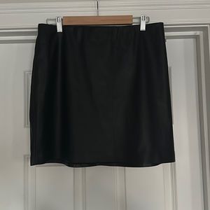 Express brand NWT leather mini skirt